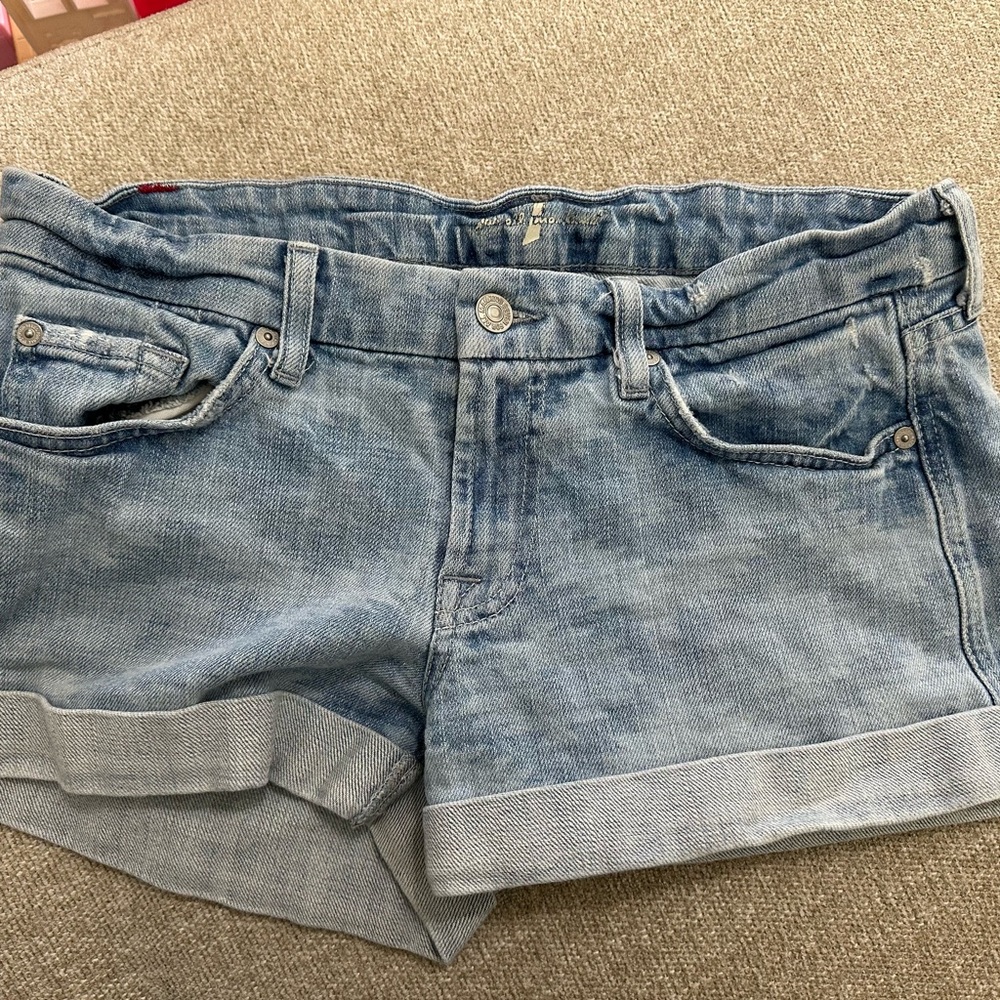 7 for All Man Kind Women's Jean Shorts